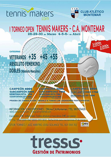 Montema y Tennis Makers