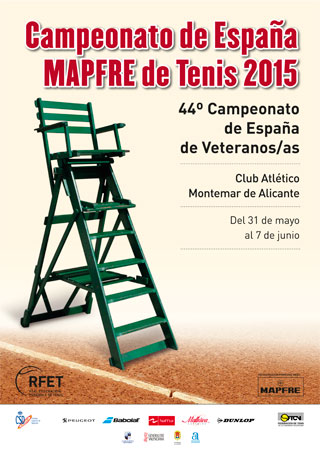 Campeonato de España de veteranos de tenis individual. 
